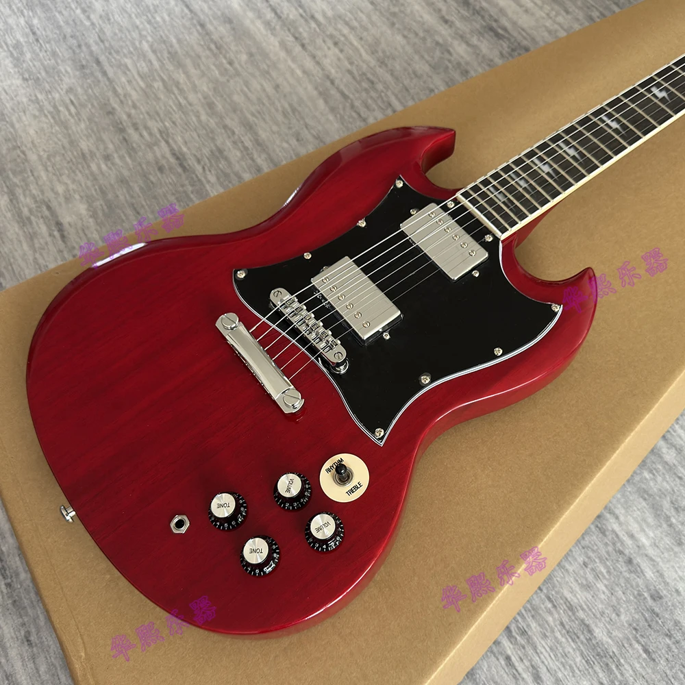 High quality SG electric guitar,rosewood fingerboard,lightning inlays,in stock