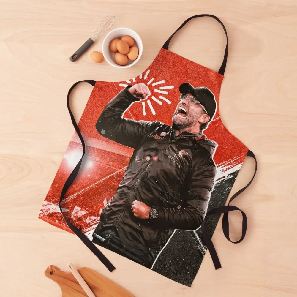 Wallpaper Klopp Illustration Apron chef for man Trim Cloth Korean For Nail Stylist Apron