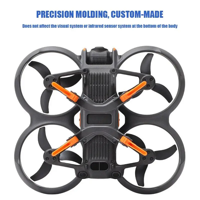 Volodymyr Carrello di Atterraggio per DJI Avata 2 Drone Protezione Anti-collisione Piedi Intensificare Supporto Gamba Staffa per Avata 2 Accessorio