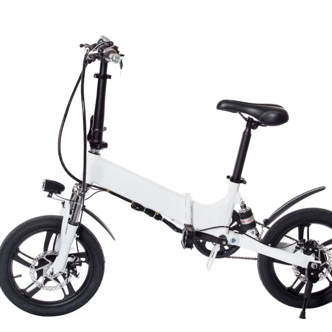

Foldable 16 Inch Single Light Electric Bicycle for Adults Children 36V Aluminum Alloy Rear Hub Motor Lithium Battery Supply
