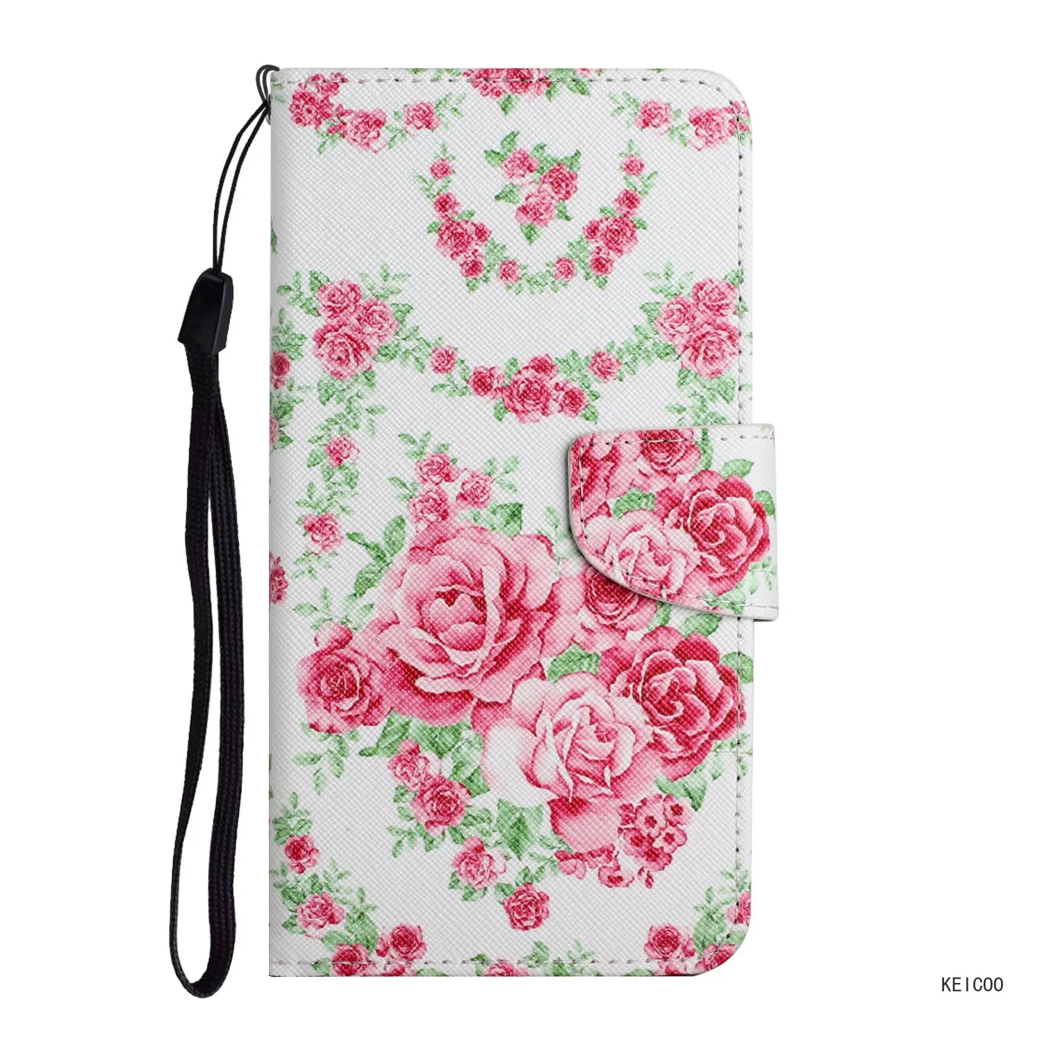 Case for Sony Xperia 1 5 10 II III Pretty Colored Cat Butterfly Flower Convenient Phone Holder Full Body Protective Shell Etui