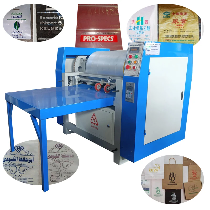 Semi-Automatic PP Non Woven Rice Bag Printing Machine for Plastic and Paper Bags Letterpress New Flexographic Printer
