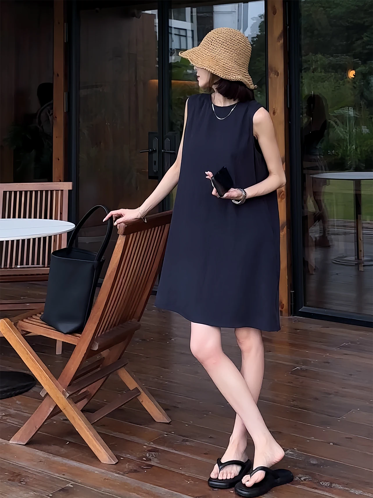 

Zhou Simple Summer Silhouette Svel Dr Cool Design Sensation Commute Sle l Талия Lenzing Rayon Blend