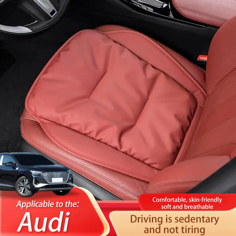 Car Seat Cushion Luxury Leather Support Pad High Rebound Sponge Seat Cover For Audi Q4