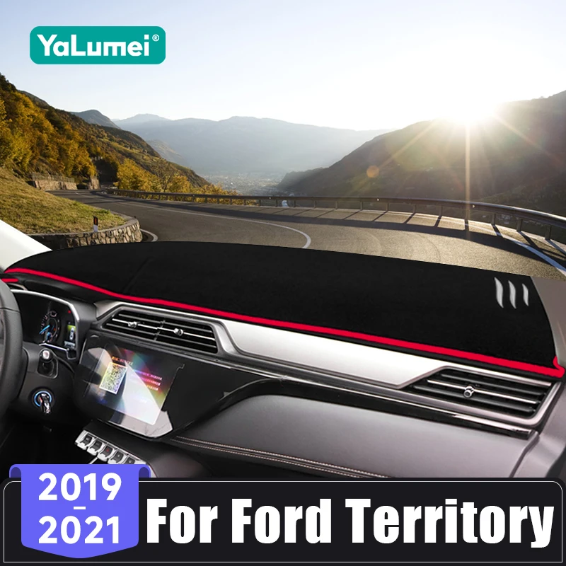 Für Ford Territory 2019 2020 2021, Auto-Armaturenbrett, rutschfeste Abdeckung, vermeiden Sie Lichtpolster, Sonnenschutzmatten, Anti-UV-Teppiche, Zubehör