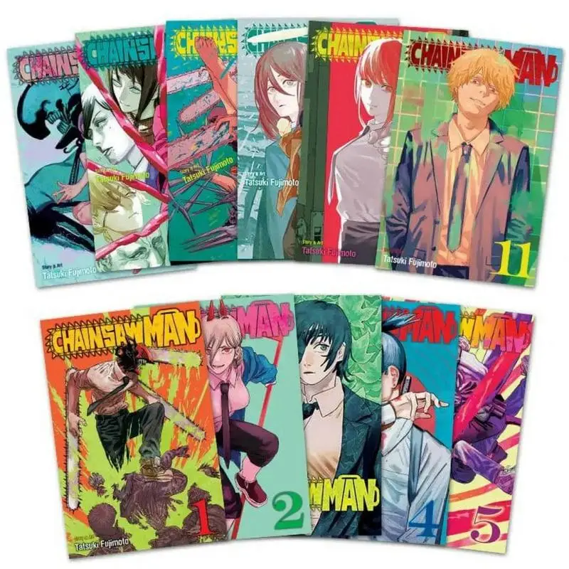 English Original Manga Chainsaw Man, Vol.1-17 Single Volume