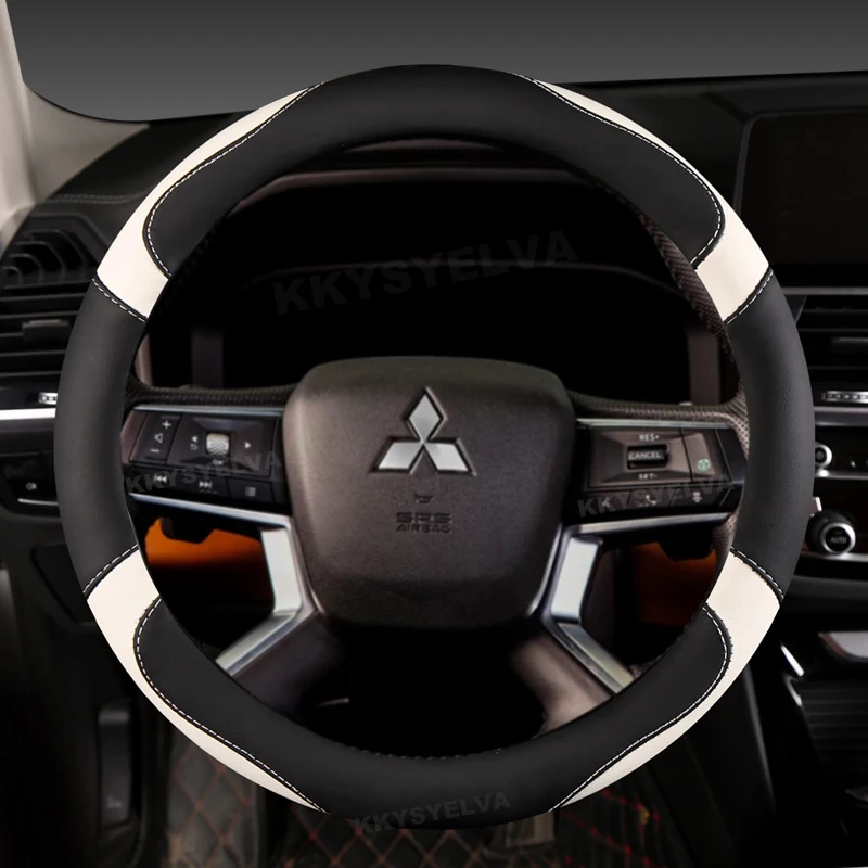 

Car Steering Wheel Cover For Mitsubishi Outlander 2022 L200 2022 Mirage ASX 2012-2019 Eclipse Cross 2017-2019 Auto Accessories