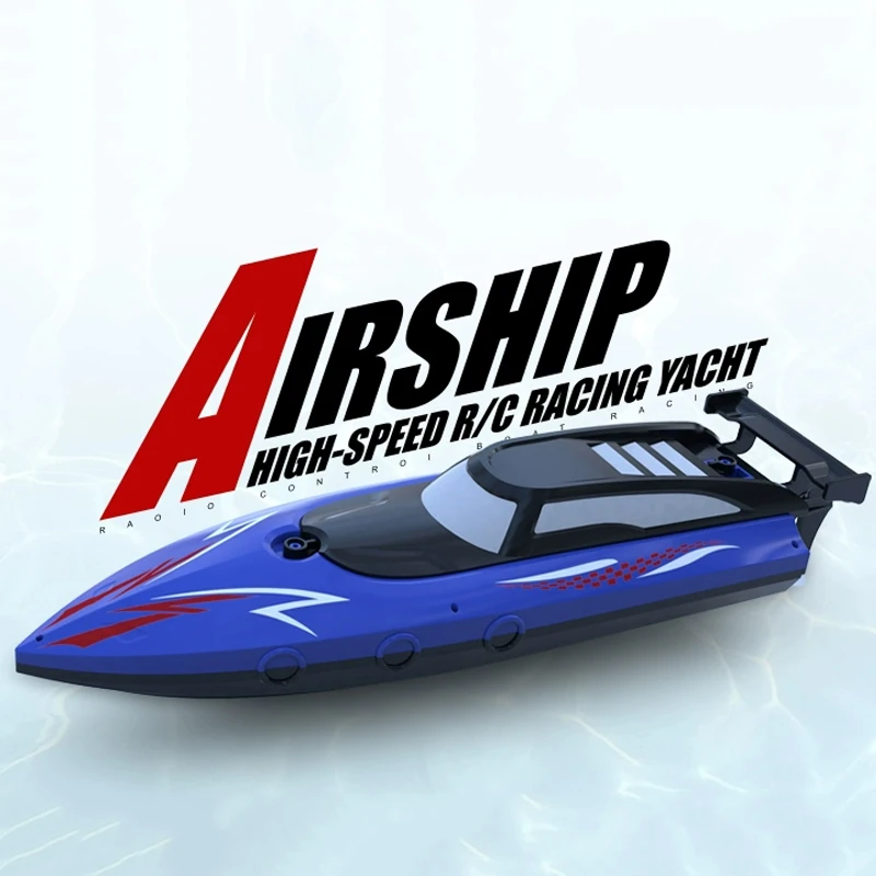 2.4GHz RC Boat Airship High Speed Boat Kids Water Toys Outdoor Toys Summer Gifts for Boys Waterproof Rechargeable Extra Large