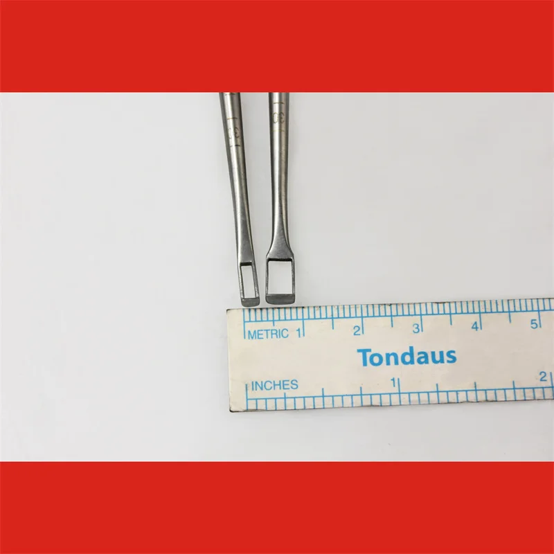 

Медицинский скребок с квадратным поясничным диском с узкой головкой, полая кость, кюретка, развертка для позвоночника, ортопедическое оборудование для маленьких животных