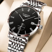 GUANQIN Men Watch Luxury Original Automatic Mechanical Minimalist Ultra-Thin & Lightweight Business Leisure Waterproof Watches