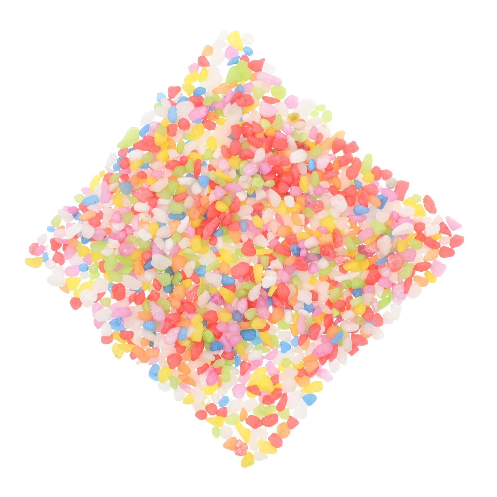 Ensemble de pierres de sable 100g, galets décoratifs, couleurs vives, matériau sûr, jeu intérieur et extérieur, Aquarium, jardin, bac à sable