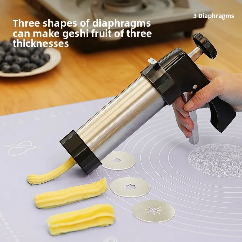 Churros Machine Snack Food Processing Equipment Household Latin Fruit Maker Spanish Fried Dough Stick Maker Kitchen Dessert Tool