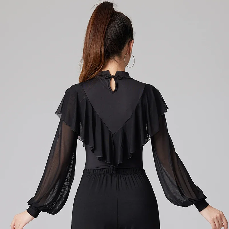 女性のための正方形のダンスコスチューム,長袖,latinダンスの練習,パフォーマンスウェア,ボールルーム,ママ,新しい夏