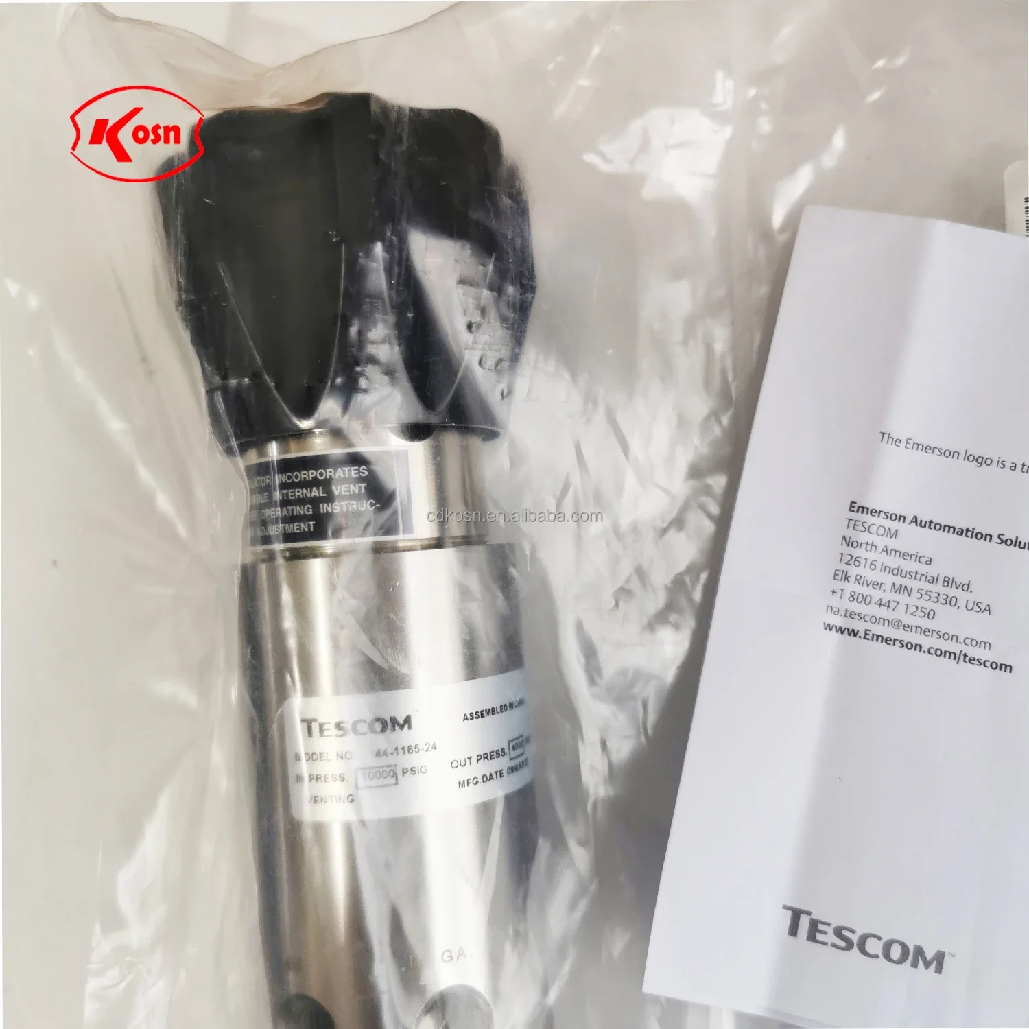 Original brand Tescom 44-1165-24 High Precision filter pressure reducing regulator valve Emerson 44-1100 series