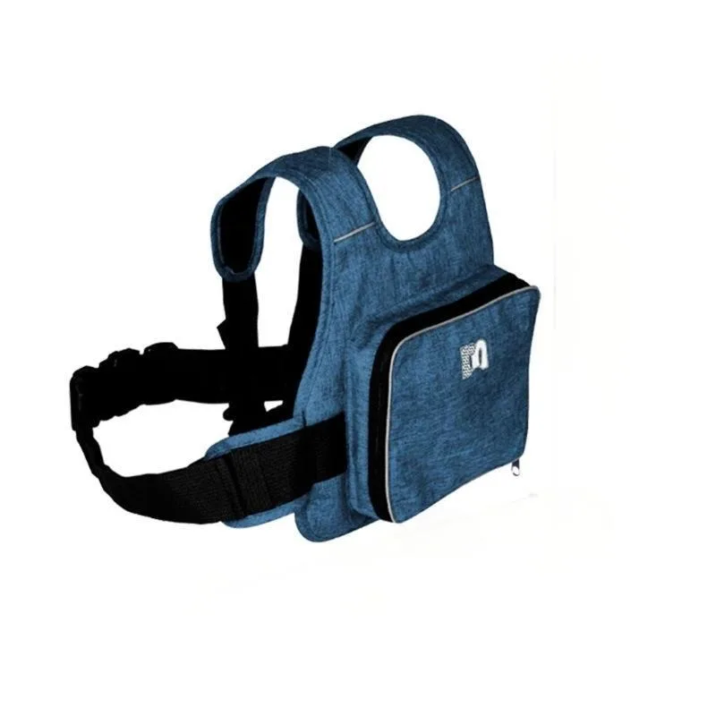 Child Motorcycle Safety Harness Adjustable Breathable Shoulder Straps with Storage Bag for Kids Motorbike Seat Belt