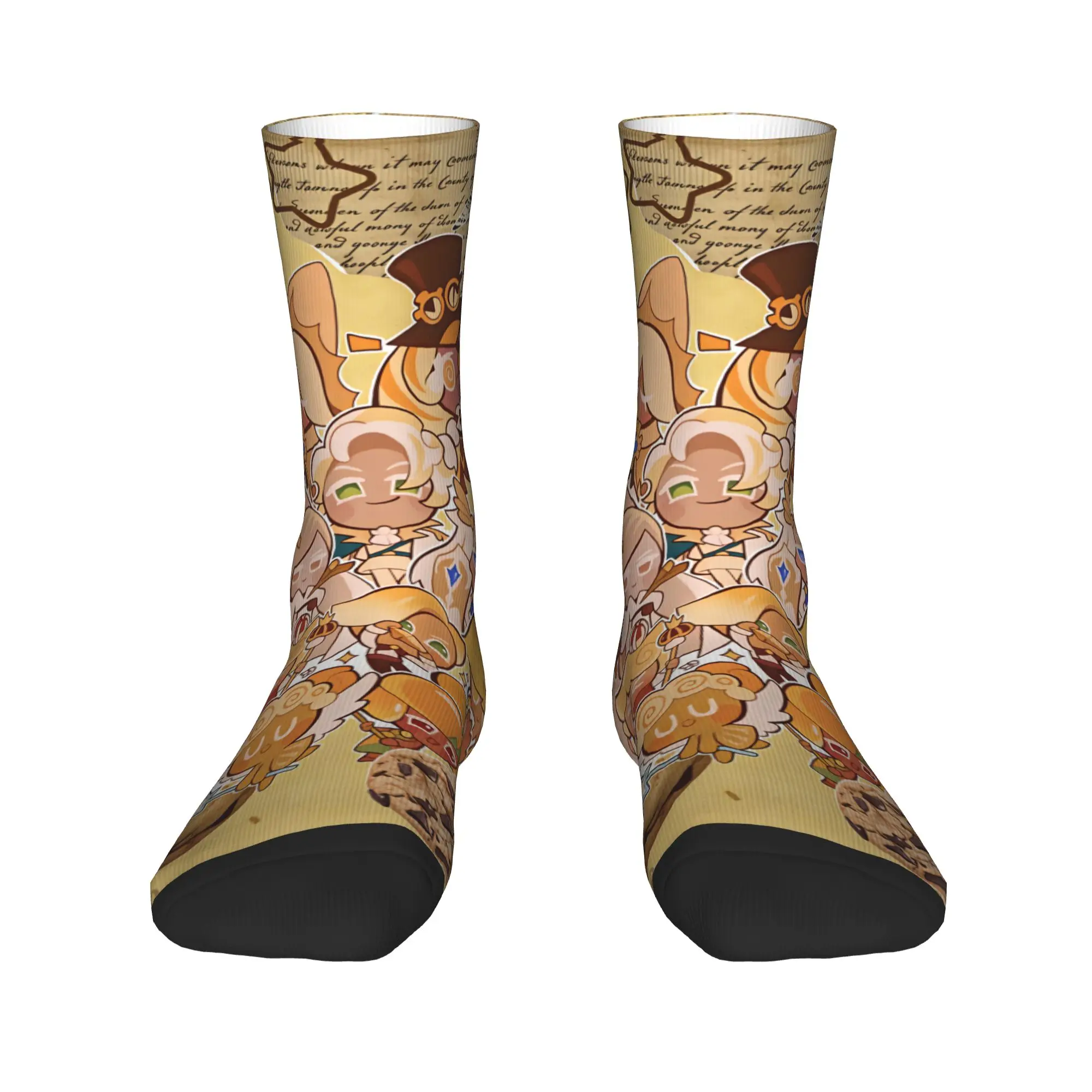 Shadow Milk Stockings Cookie Run Kingdom Design Modern Socks Spring Anti-Slip Socks Adults Men Running Soft Breathable Socks