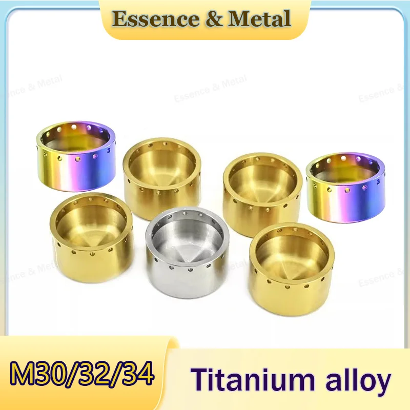 2/4Pcs Titanium Alloy Caliper Piston M30/32/34mm Caliper Piston Caliper Replacement Parts Suitable for Motorcycle Modifications