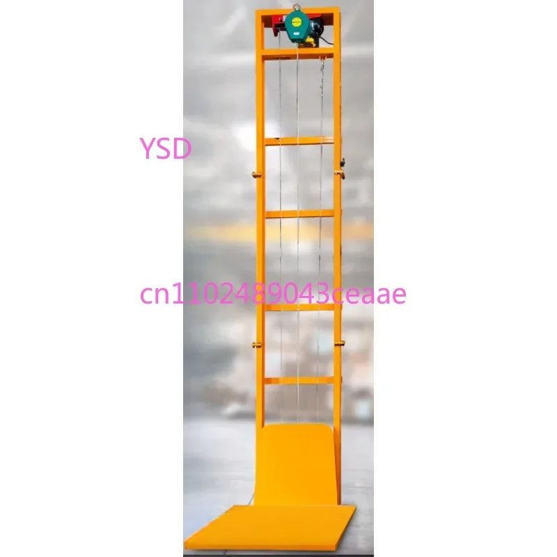 

Small Household Electric Freight Elevator Simple Design Warehouse Loading Unloading Hoist Lift for Business Use