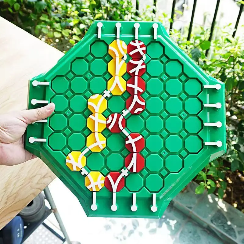 Lustige Schach-Logik-Spiele für Kinder, Crossspath-Brettspiel, intelligentes Spielzeug, 2–4 Spieler, Puzzles, Track Connector, Cross Path, Familienparty