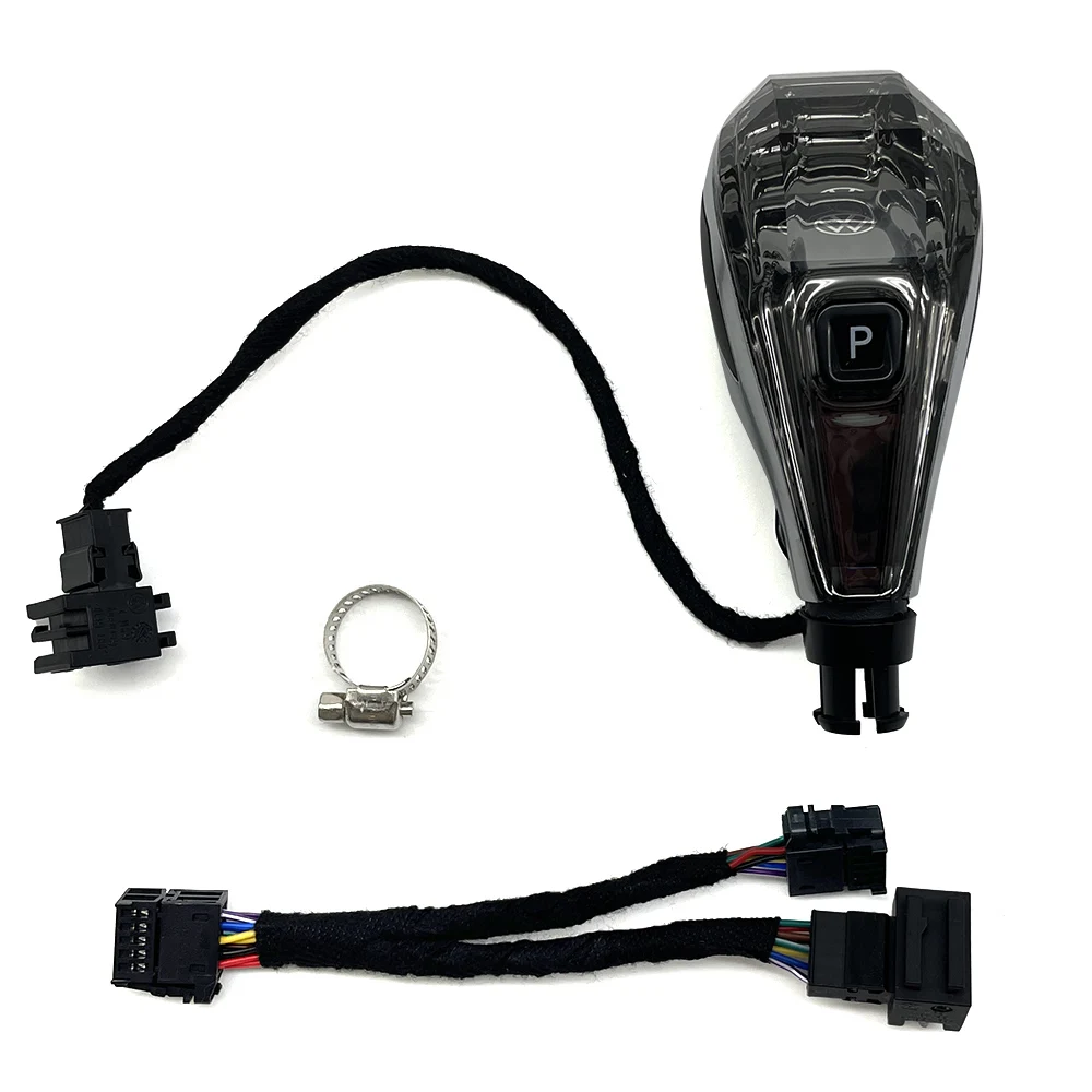 

Electronic Crystal Shift Knob, Crystal Leather Original, Brand New, LED For VW Golf mk6 mk7 Passat B7 B8 Tiguan MK2 DSG
