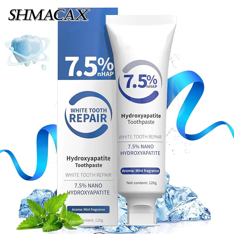 Hydroxyapatite Toothpaste Protects Tooth Enamel Strengthens Teeth Mild Mint Freshens Breath