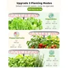 Hydroponics Growing System Premium 16-Pod Indoor Herb Vegetable Fruit Kit Gray 8L