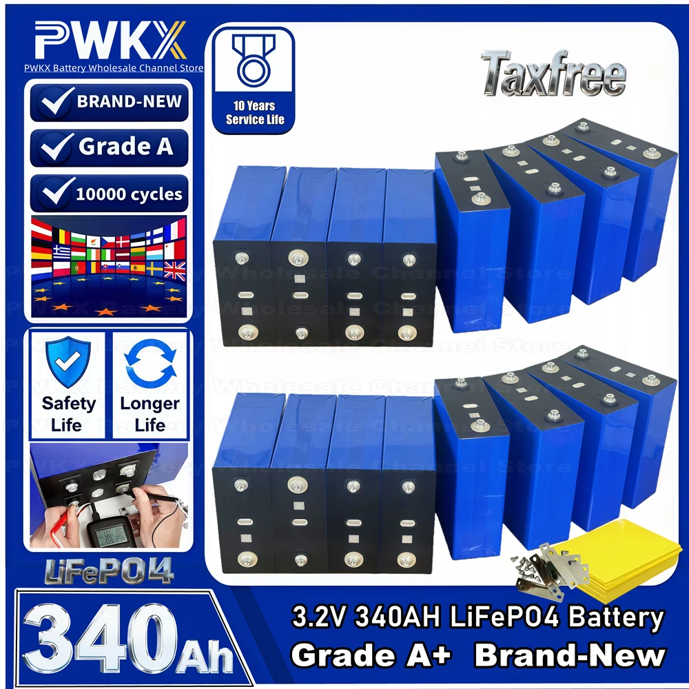 Lifepo4 3.2V 340AH …