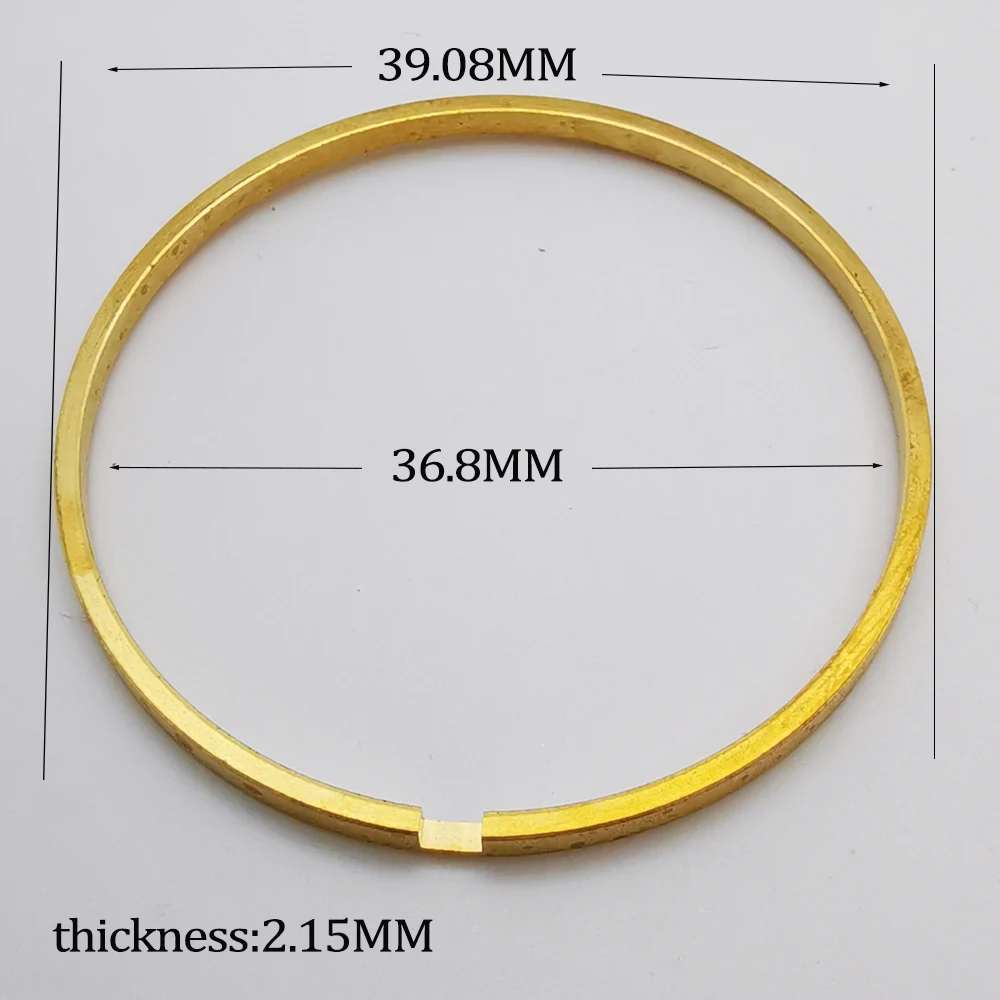 

39mm stainless steel movement ring fit 44mm ETA6497 6498 ST36 manual winding case