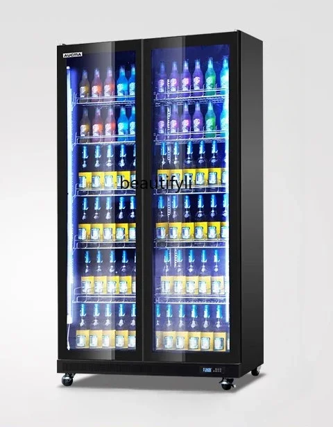 

Level 2 Energy Efficiency Beverage Display Beer Beverage Cabinet Refrigerated Freezer Commercial Freezer Refrigerator