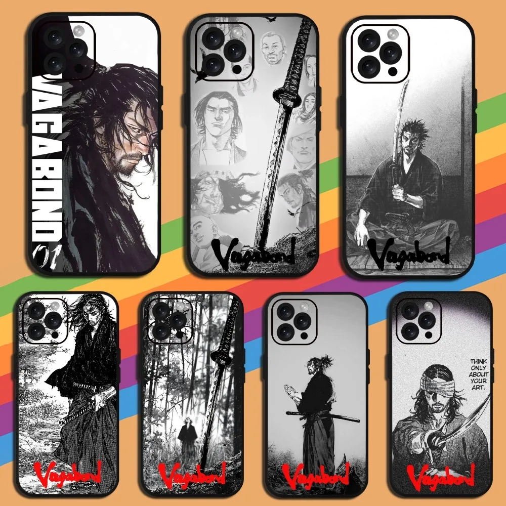 Vagabond Manga  Phone Case For iPhone Mini 11 12 13 14 15 Pro XS Max X Plus SE XR Shell