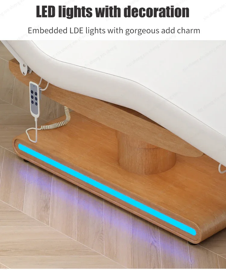 XingSheng Elektrische Hebe Gesichts Schönheit Bett Wimpern Betten Schönheit Salon Stuhl Massage Tisch Verstellbare Möbel Sofa Bett Stühle – Detail 6