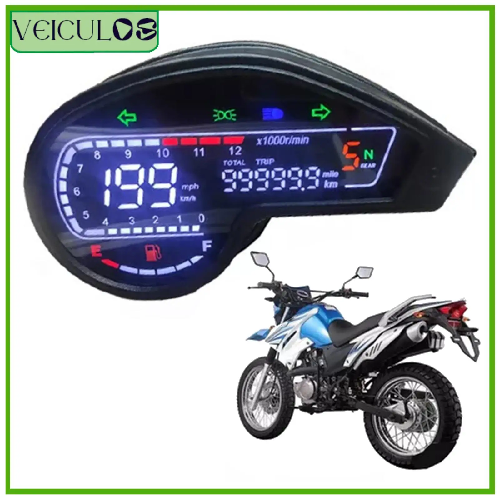 Motorcycles Instrument Speedometer Digital Odometer LCD Display for Dm200 Xr1901 Crm250 Crossmax 150 Gy200 Accessories Parts