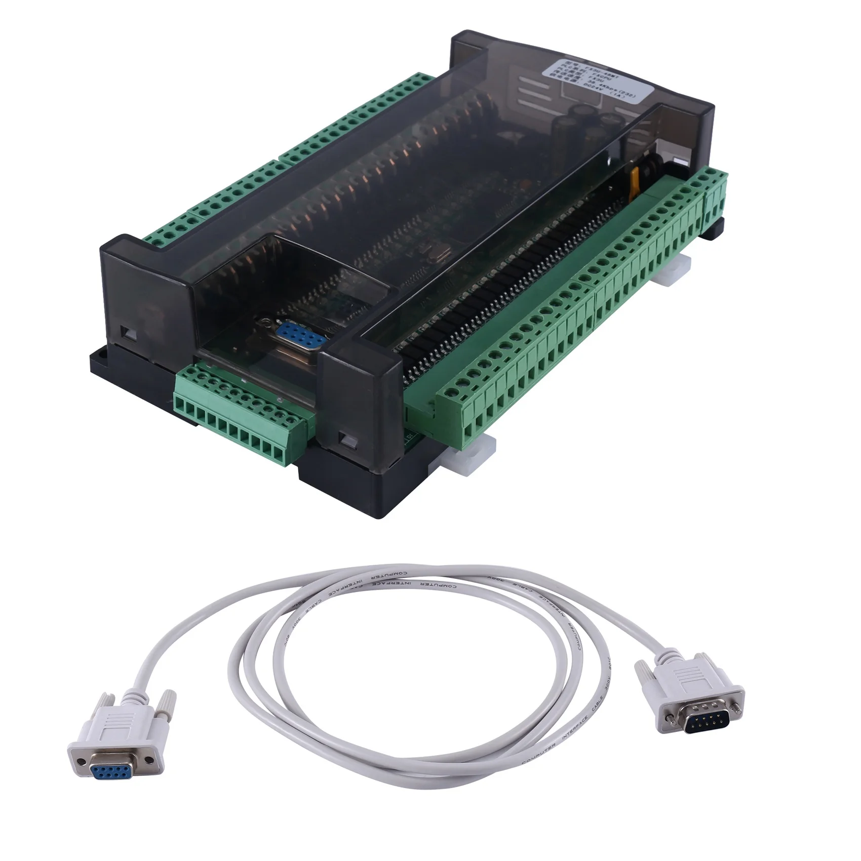 AEF7-LE3U FX3U 48MT RS485 RTC (Real Time Clock) 24 Input 24 Transistor Output 6 Analog Input 2 Analog Output Plc Controller Part