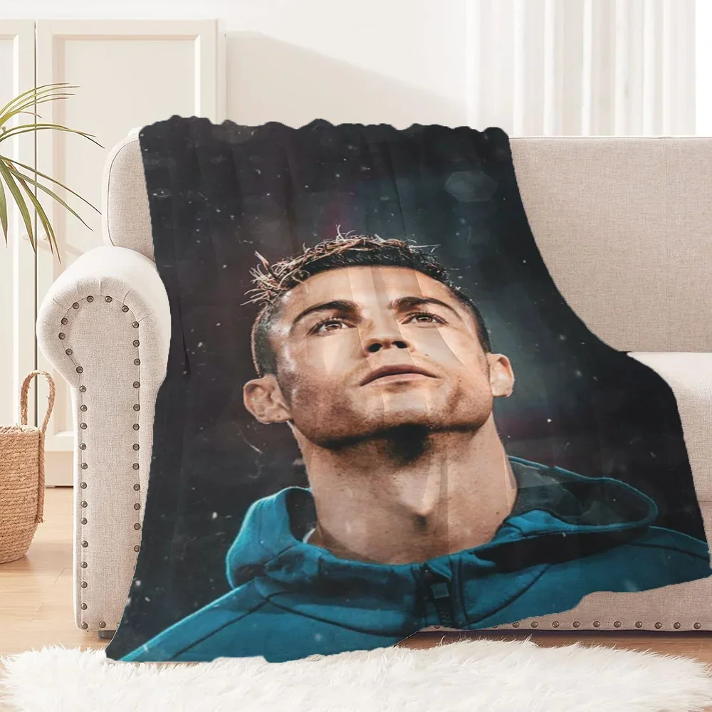 Home Interior Ronaldo Luxury Throw Blanket Fluffy Hairy Blankets for Bed Blanket 150cm X 200cm Sofa Blankets and Throws Cobija