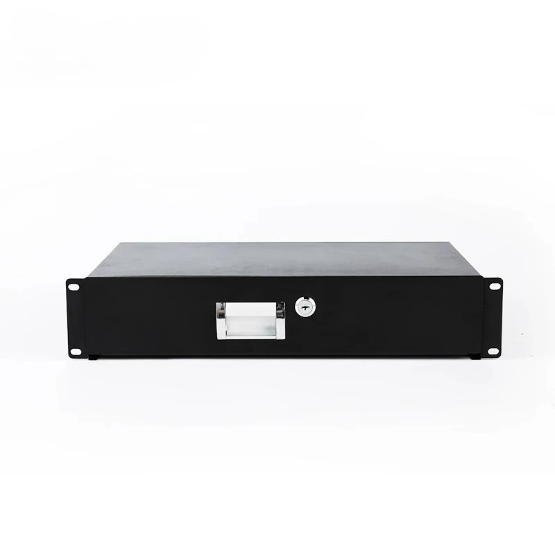 

2U Engineering Computer Room Cabinet Drawer Network Cabinet Microphone Aviation Box ABS Box Drawer