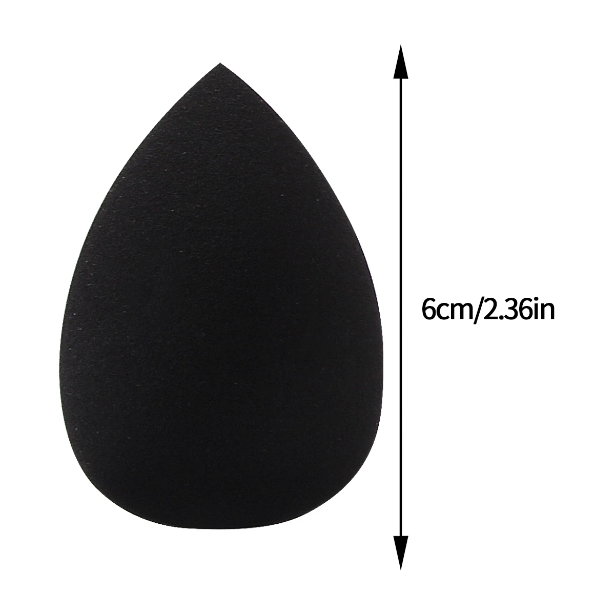 Zestaw gąbek do makijażu, czarne, 12/20/25/30/50/100 sztuk, wysoka elastyczność, delikatne, do stosowania na sucho i na mokro, narzędzia do makijażu twarzy.