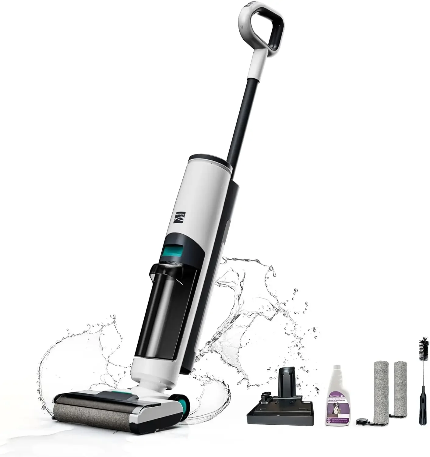 HAOYUNMA Vacuum Cleaner ,3-in-1 Cordless,with Automatic Air-Drying, One Edge Self-Cleaning ,Multi-Surface and Messes