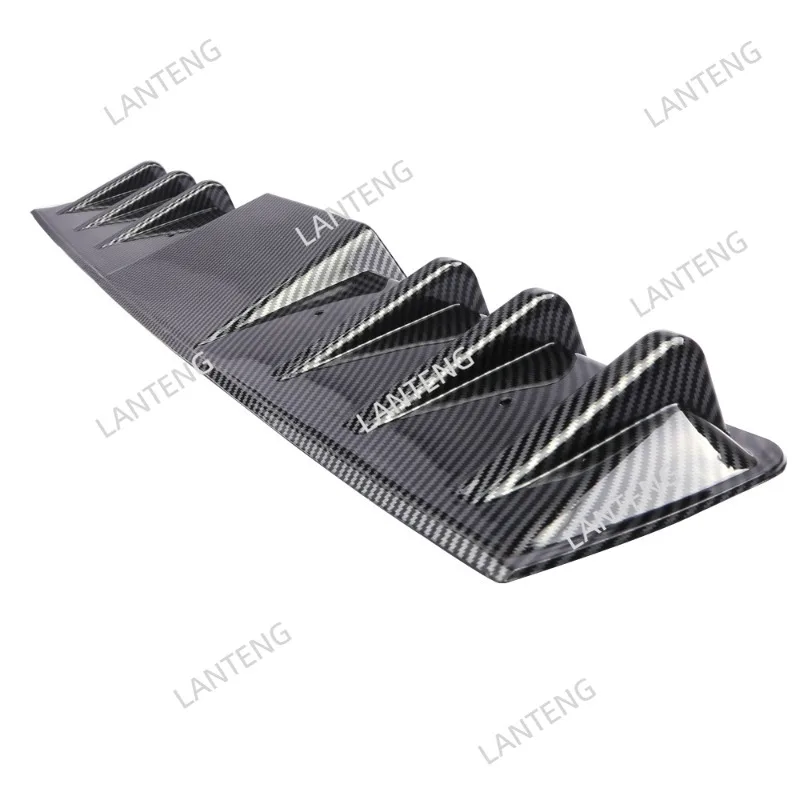 سيارة الخلفي سبويلر الوفير الناشر الشفاه ث/LED الذيل الفرامل وقف الضوء ل M-azda CX-5 CX-3 CX-30 CX-9 اكسسوارات السيارات أجزاء أسود #3