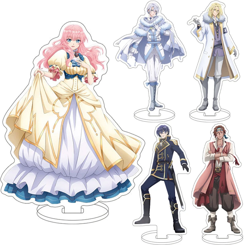 16CM Anime Loop 7th Time Figur Rishé Imugādo Waina Arnolt Hein Teodoru Ōgusuto Hein Oliver Acryl-Ständer Cosplay-Ornamente Geschenke