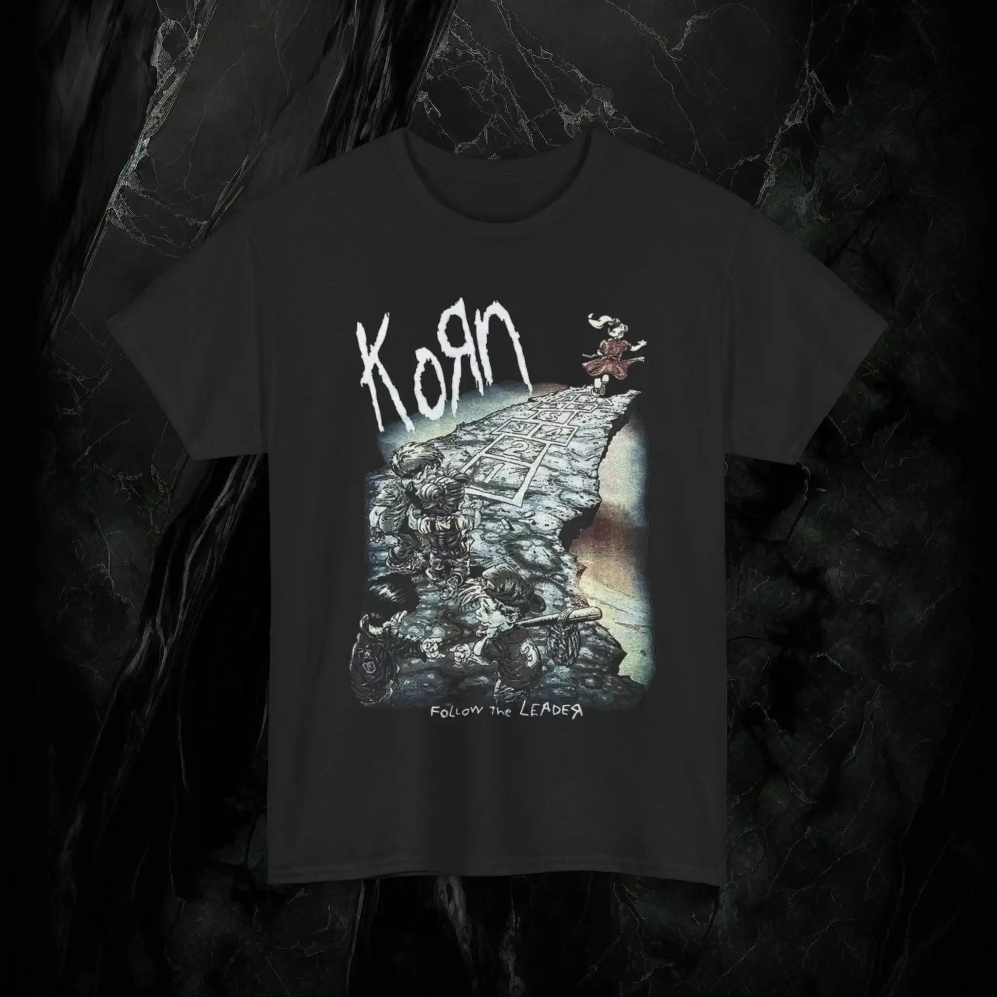 Korn Rock Band T Shirt American Nu Metal Freak On A Leash Follower The Leader Music Lover Cool For Him And Her