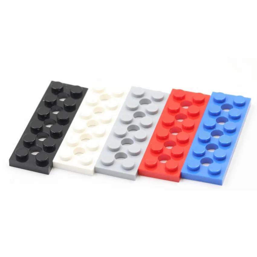 1 Pcs Buildings Blocks 32001  Plate 2 x 6 with 5 Holes Brick Collections Bulk Modular GBC Toy For High-Tech MOC Set