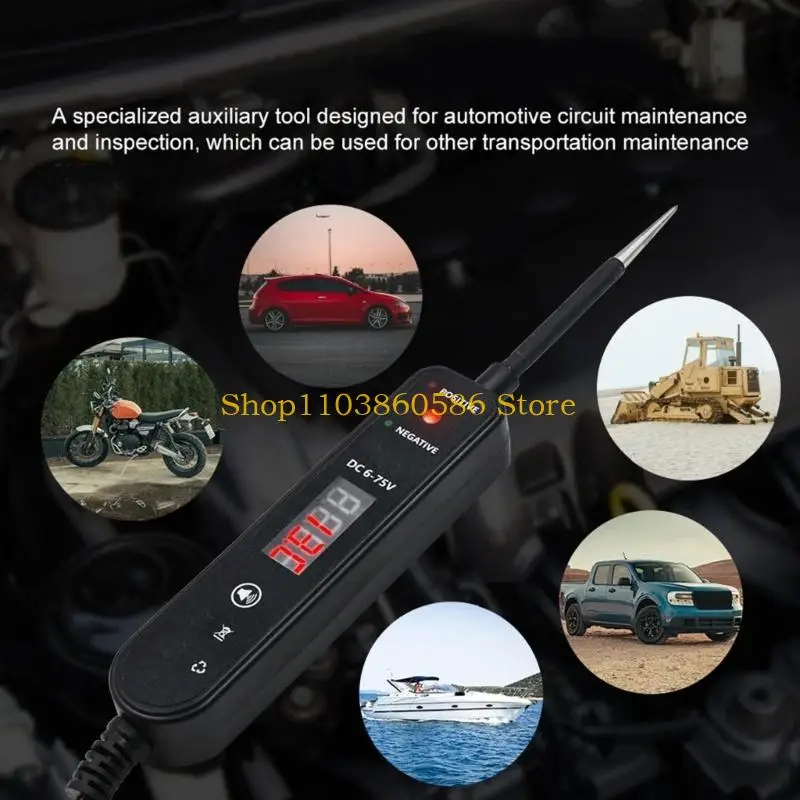 

242A LED Digital Detectors Tool for Vehicle Electrical System Troubleshooting
