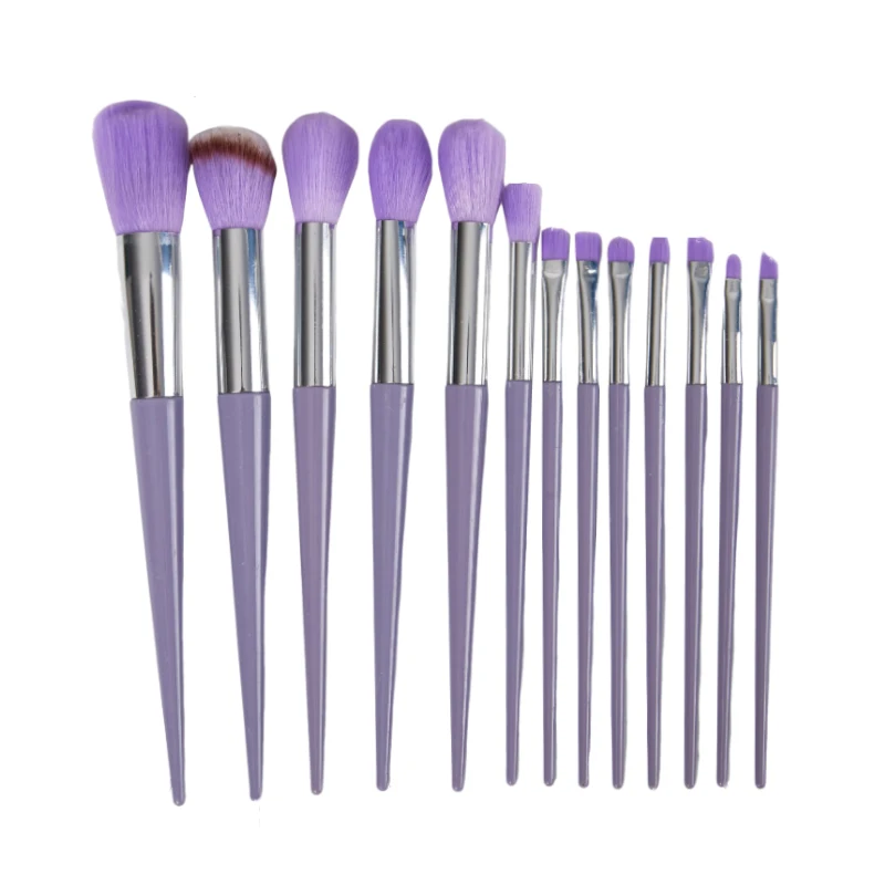 13PCS Makeup Brushes Set High Quality Fiber Eye Shadow Foundation Women Cosmetic Brush Eyeshadow Blush Beauty Soft Make Up Tools