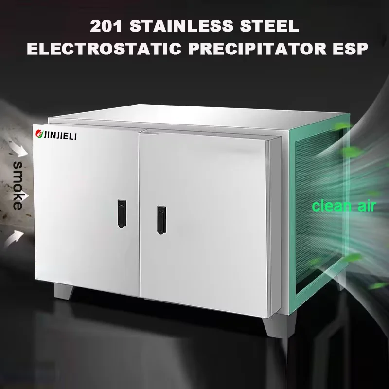 Hot Sale 16000m³/h Stainless Steel 201 Durable Purifying Efficiency Electrostatic Precipitator for Hotel