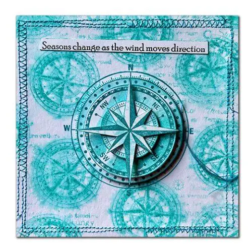 Compass Large Clear Stamps 2023 New Cut Scrapbook Craft Decoration Embossing Template DIY Making Gift Greeting Card Handmade