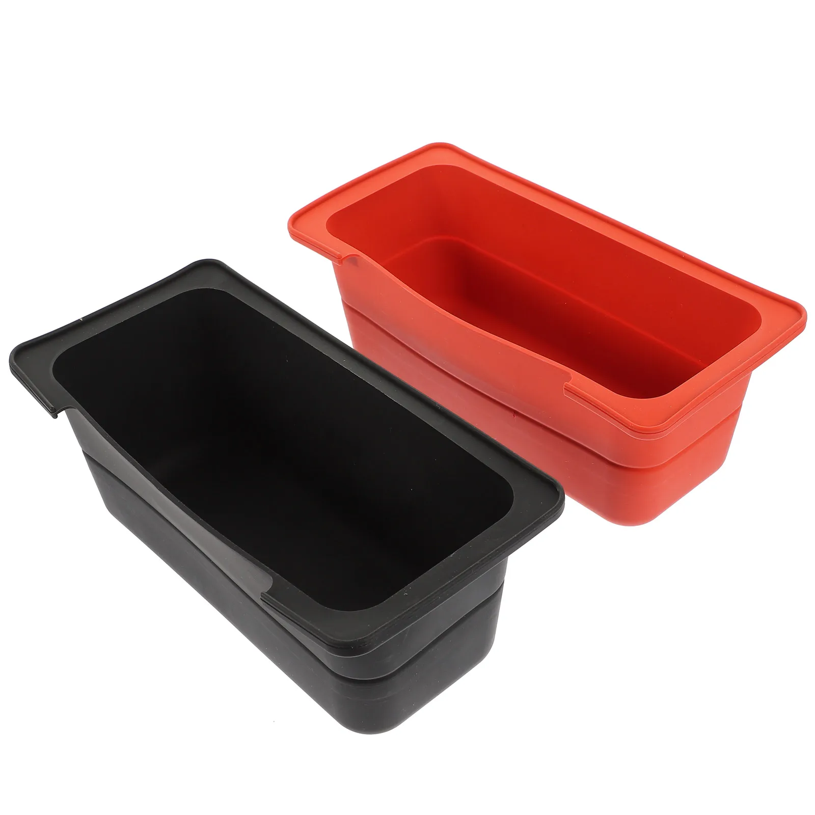 

2pcs Silicone Grease Catcher Liner Blue Red Drip Pan Reusable Absorb Oil Food Residue Easy Clean Portable BBQ Accessories