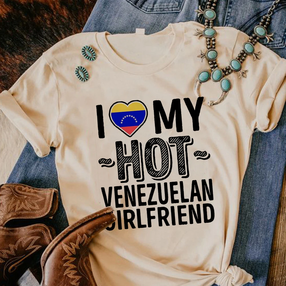 Venezuela Tee women funny summer t-shirts girl designer comic 2000s clothing