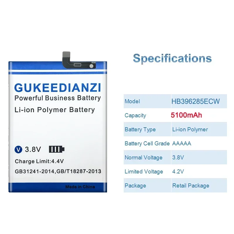 HB396285ECW Battery For Huawei P20 For Honor 10 Lite P Smart 2019 10i 20i COL-AL00 COL-AL10 COL-TL00 COL-TL10 COL-L29