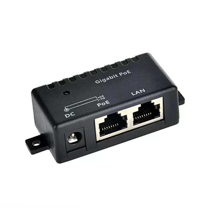Universe Grocery Store A POE Medium Gigabit Ethernet Power Injector Wall Mounted, Mode B Supported POE Power Supply