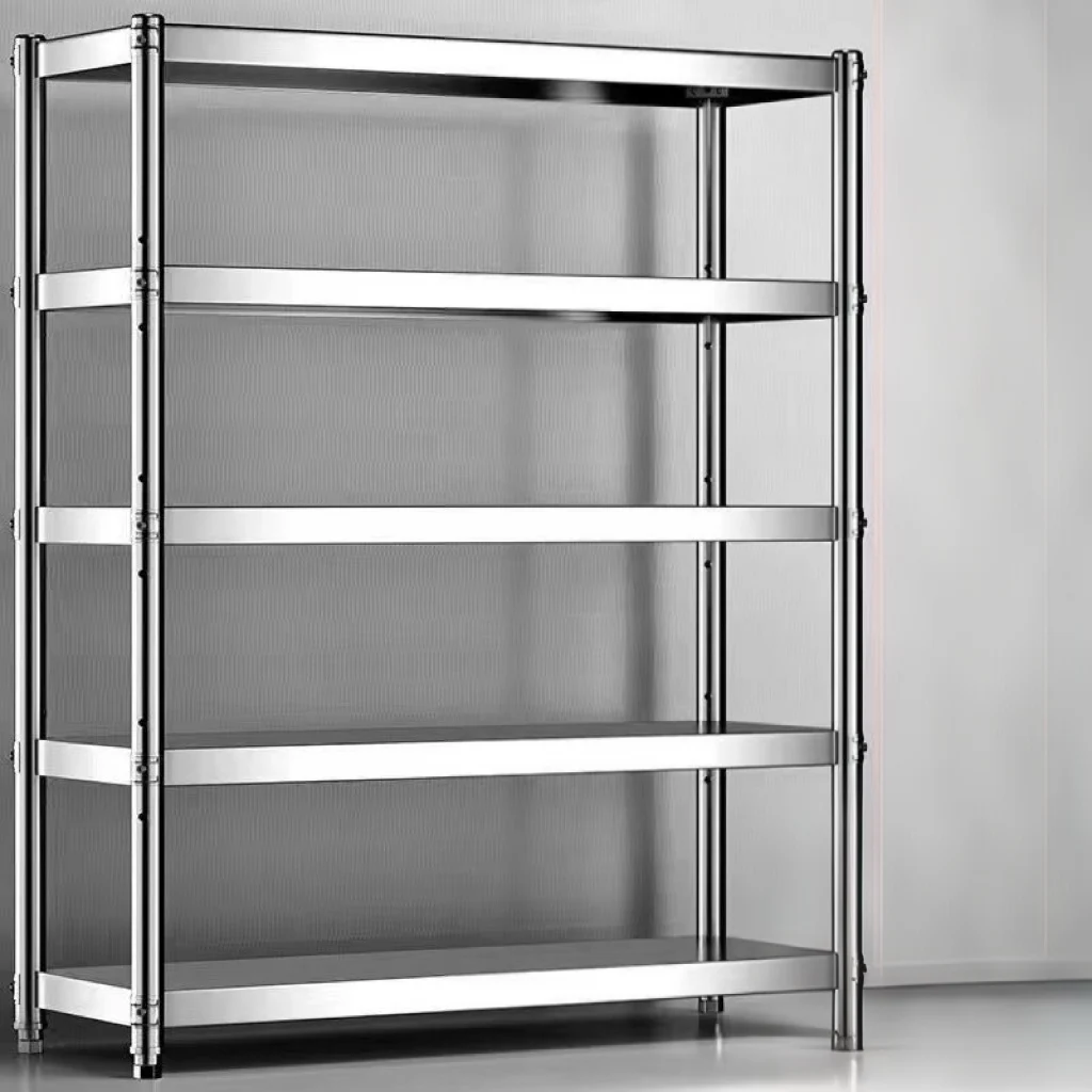 -For Slim Design Stainless Steel Kitchen Shelf for Home Restaurants Hotels-Space-Saving Storage Rack Metal Material&